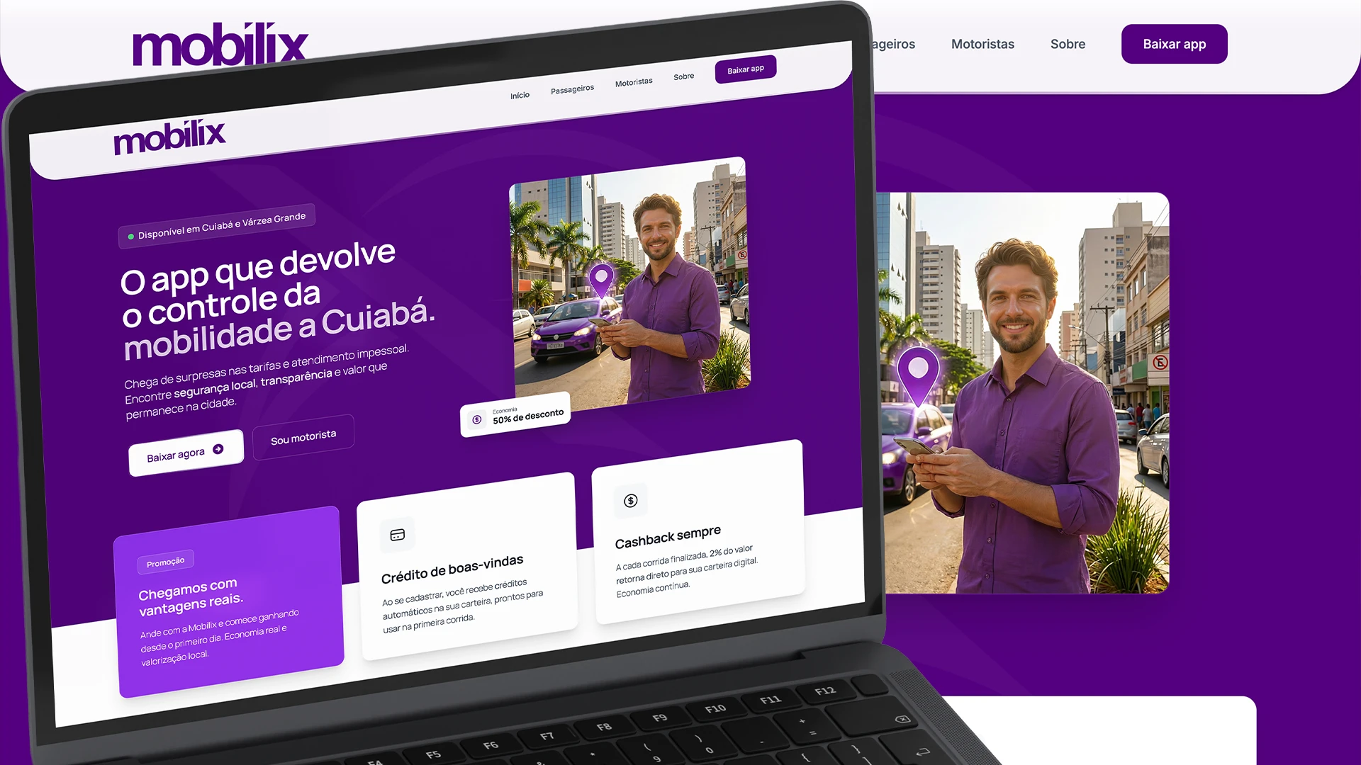 Exemplo de Landing Page Tecnologia